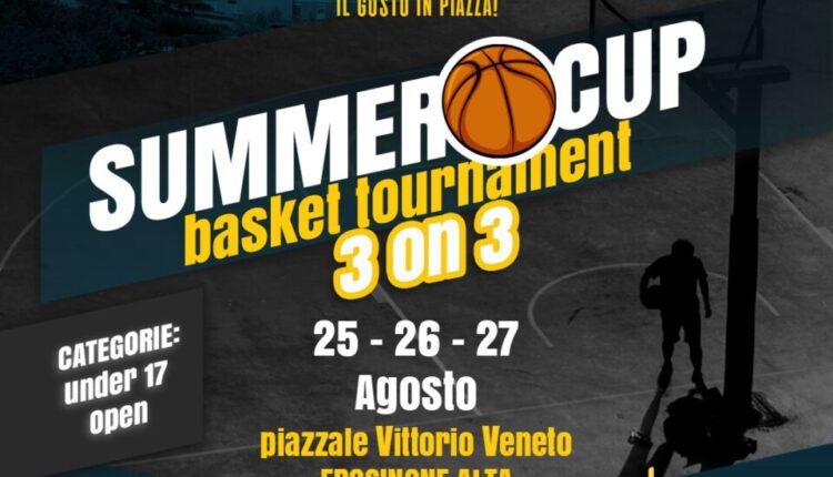 Frosinone, in partenza il torneo di basket per le Terrazze del Belvedere