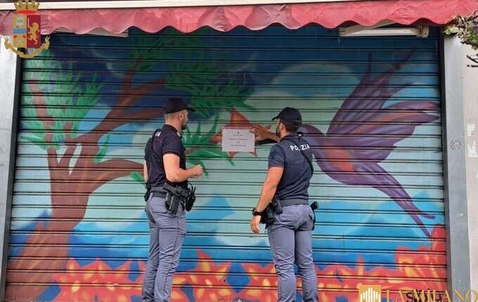 20230829 foto sospensione licenza 10gg Bar Gelateria Colibrì a Milano