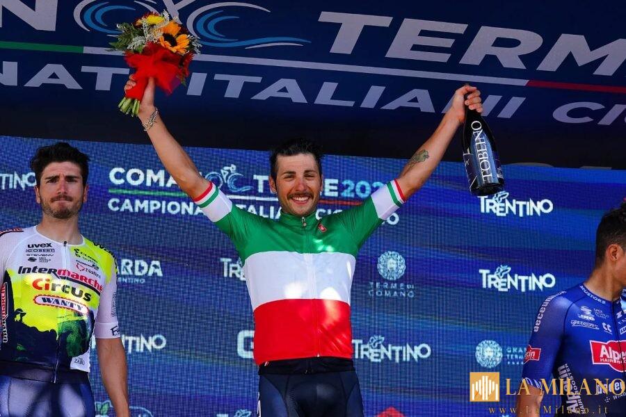 Firenze, a Simone Velasco campione italiano di ciclismo le Ali del Pegaso