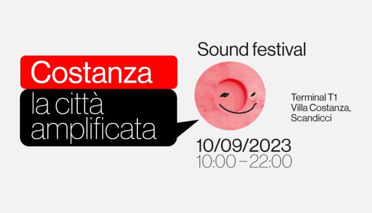 Firenze: a Villa Costanza per la prima volta Sound festival, domenica 10 settembre 2023 dalle 10 alle 22