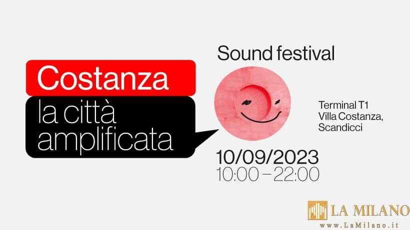 Firenze: a Villa Costanza per la prima volta Sound festival, domenica 10 settembre 2023 dalle 10 alle 22