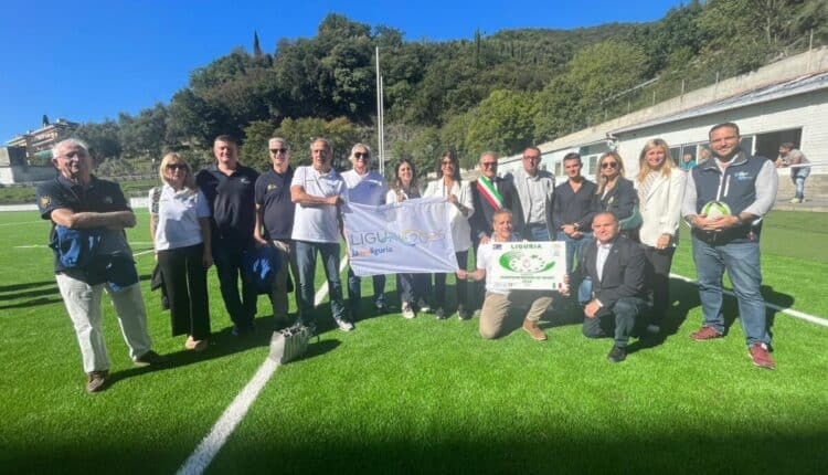Recco, inaugurato il nuovo campo da rugby "Carlo Androne"