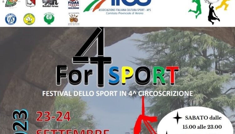 Verona, a Forte Gisella il Festival dello Sport