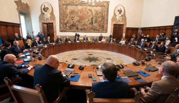 Vertice di Maggioranza - Governo - Giorgia Meloni