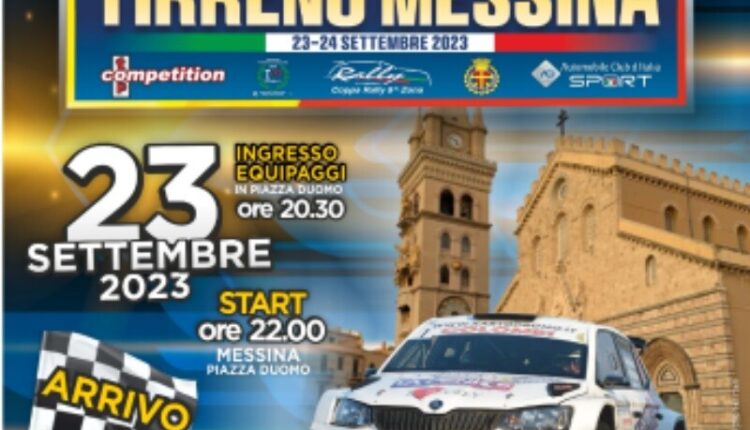 Il 23 e 24 settembre torna il Rally a Messina