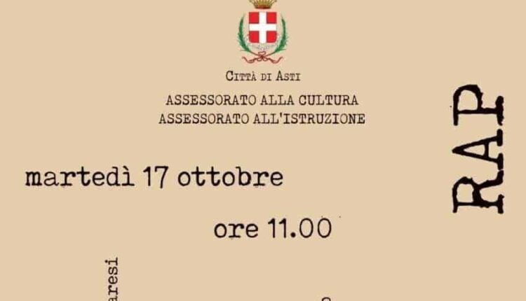 Asti, INVITO AL RAP, il Rap tra musica e poesia 2 edizione