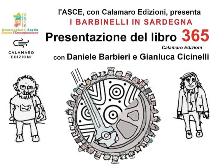 Cagliari: il 16 ottobre alla MEM si presenta "365" nuovo romanzo di Gianluca Cicinelli e Daniele Barbieri.