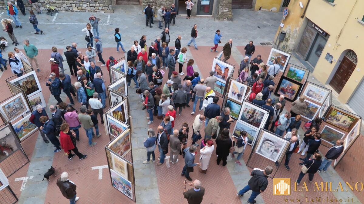 Lucignano: nel fine settimana artisti al lavoro in "Uno dei borghi più d'Italia" per la quarta edizione dell'estemporanea di pittura