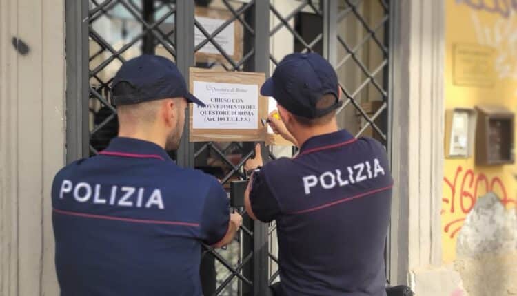 Roma: incessanti i controlli della Polizia di Stato nei confronti di esercizi commerciali, emessi 16 provvedimenti di chiusura, sospensione e sequestro