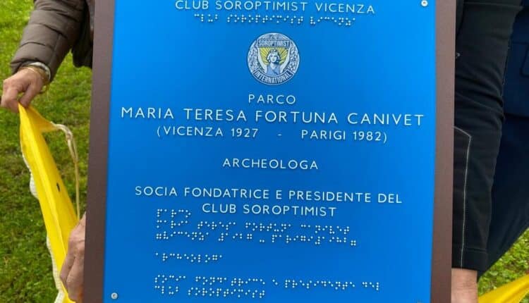 Vicenza: il nuovo parco di Bertesina intitolato a Maria Teresa Fortuna Canivet