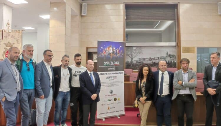 Frosinone: presentato il progetto Sport di tutti - Quartieri.
