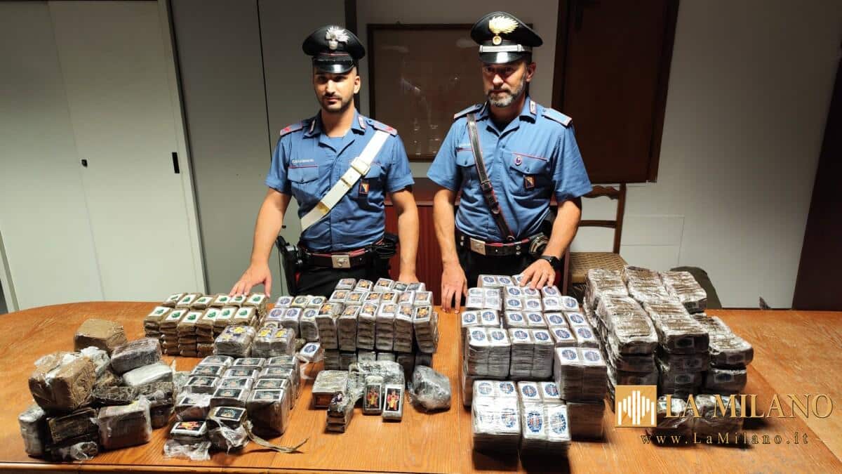 Altopascio (Lucca): i Carabinieri trovano e distruggono oltre 110 chili di droga, dal valore di quasi un milione e mezzo di euro.
