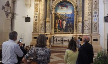 Vicenza, il capolavoro del Bellini "Il battesimo di Cristo" recentemente restaurato nella Chiesa di Santa Corona