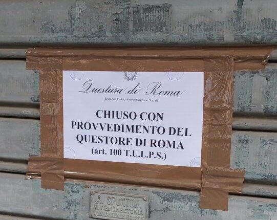 Albano Laziale: il Questore di Roma sospende la licenza di un esercizio commerciale per 15 giorni