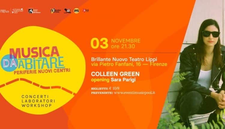 Firenze: musica da abitare 2023, il concerto di Colleen Green inaugura la stagione al Brillante Nuovo Teatro Lippi.