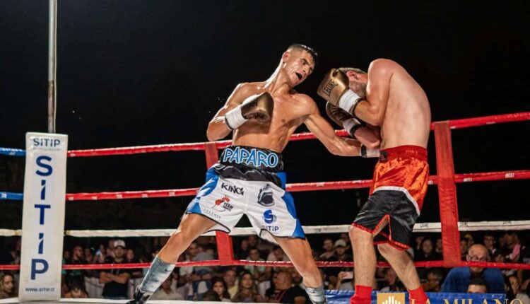 Foto 2-Francesco Paparo colpisce Nika Kokashvili