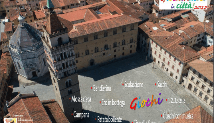 Giochiamoci la città: venerdì pomeriggio in piazza del Duomo di Pistoia festa e giochi della tradizione per i bambini
