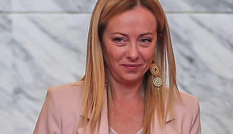 La Premier Giorgia Meloni in visita a Zagabria al Palazzo del Governo