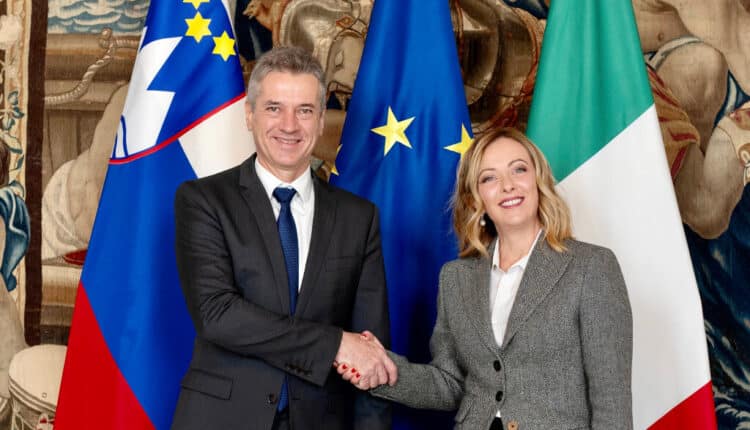 La Premier Giorgia Meloni riceve il Primo Ministro Sloveno Golob: 'Stop ai controlli ai confini appena possibile”