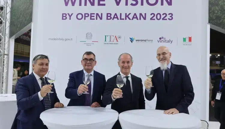 Venezia: Il presidente Zaia a inaugurazione wine vision by open Balkan