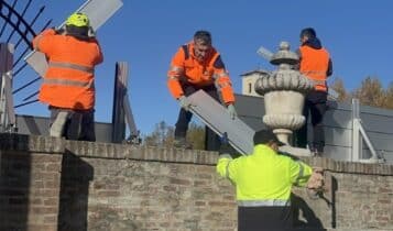 Protezione civile. A Colorno (Pr) un nuovo argine e un sistema di paratie per proteggere il centro del paese dalle piene del torrente Parma. Stamattina taglio del nastro a conclusione dei lavori, svolti da Aipo e finanziati dalla Regione con oltre mezzo milione di euro