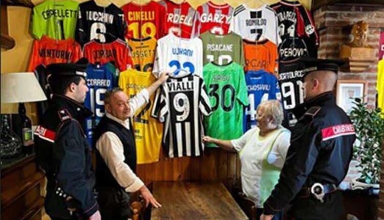 Cremona, restituita la maglia di Vialli rubata in una trattoria di Livrasco.