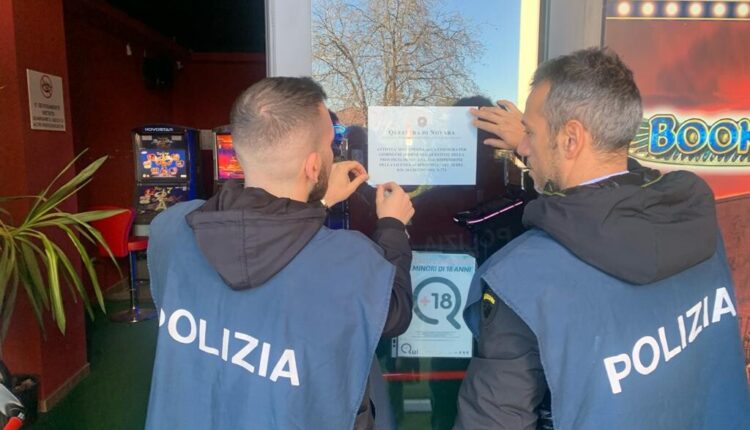 Novara: sospesa la licenza per 5 giorni all’esercizio commerciale di una sala VLT e Tabacchi in Corso Cavour.