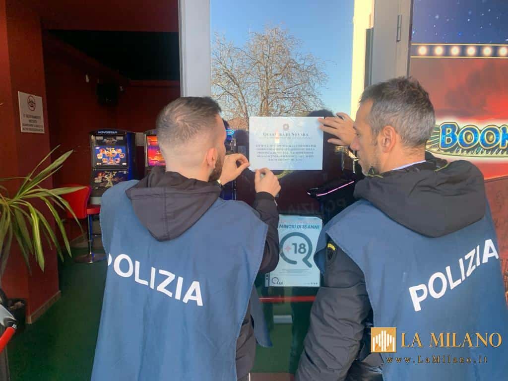 Novara: sospesa la licenza per 5 giorni all’esercizio commerciale di una sala VLT e Tabacchi in Corso Cavour.