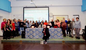 Chieti, nonni tecnologici, cerimonia di consegna dei nuovi diplomi.