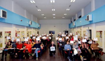 Chieti, nonni tecnologici, cerimonia di consegna dei nuovi diplomi.