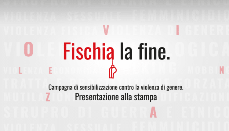 Cagliari, Fischia la fine: parte la campagna di sensibilizzazione contro la violenza di genere