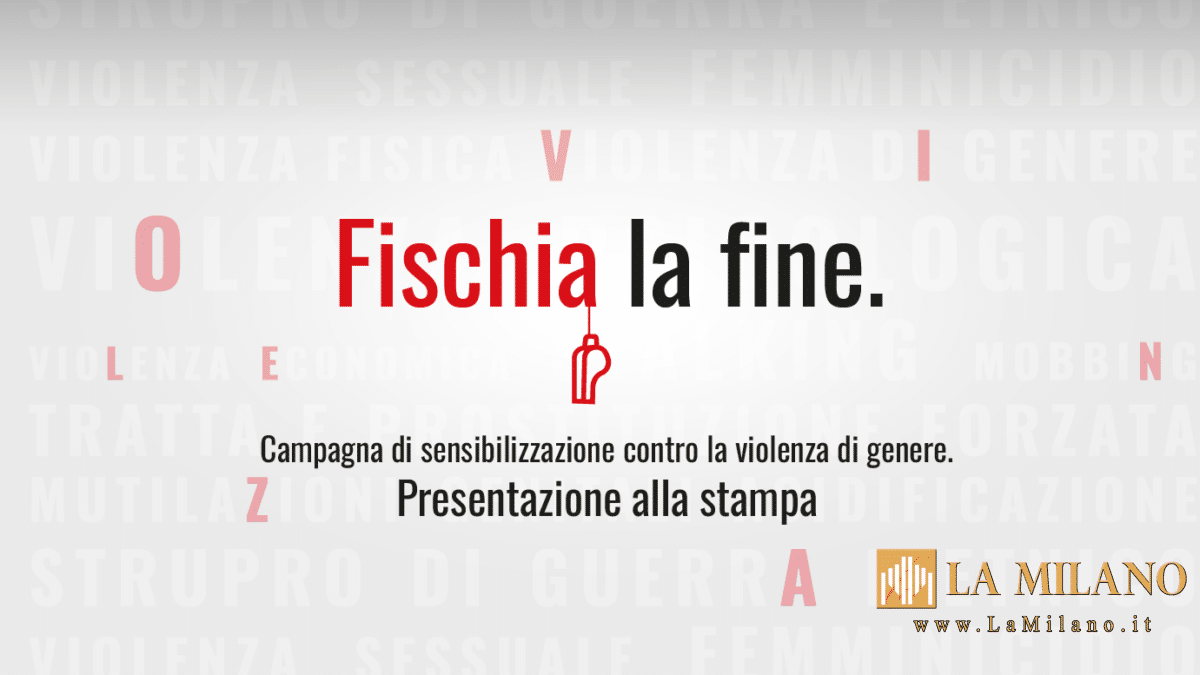 Cagliari, Fischia la fine: parte la campagna di sensibilizzazione contro la violenza di genere