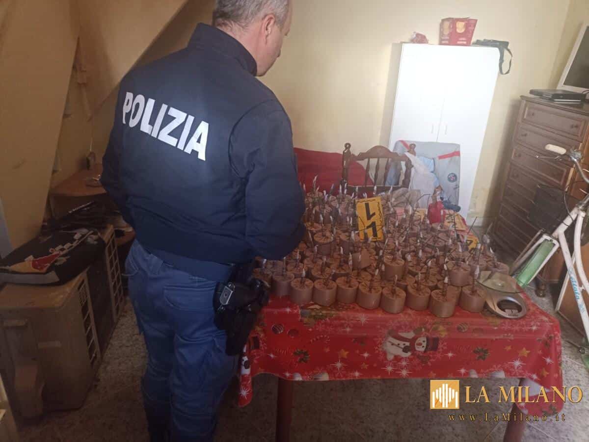 Foggia: la Polizia di Stato sequestra 36 kg di artifici pirici illegali e sostanze stupefacenti grazie ad una segnalazione su "YouPol"