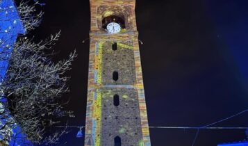 Sondrio, un natale di luci e di colori in un'atmosfera magica viaggiando sulla slitta di Babbo Natale