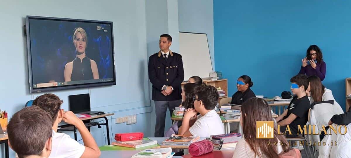 Latina: la polizia di stato incontra gli alunni dell'Istituto Comprensivo Milani di Terracina con tema “Legalità, il Bullismo e il Cyber Bullismo”.
