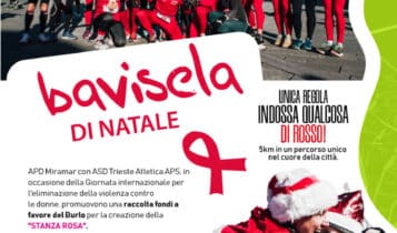 Trieste, la "bavisela di natale", una giornata all'insegna dello sport e della solidarietà