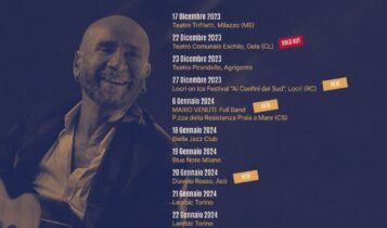 Mario Venuti, dopo il grande successo della tournée estiva festeggia il doppio traguardo dei 60 anni e dei 40 anni di carriera con il tour nei teatri e nei club italiani