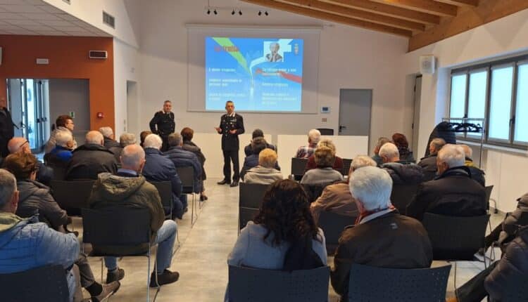 Borgo San Dalmazzo (Cuneo): grande partecipazione all’incontro organizzato dai carabinieri per informare contro le truffe ai danni degli anziani.