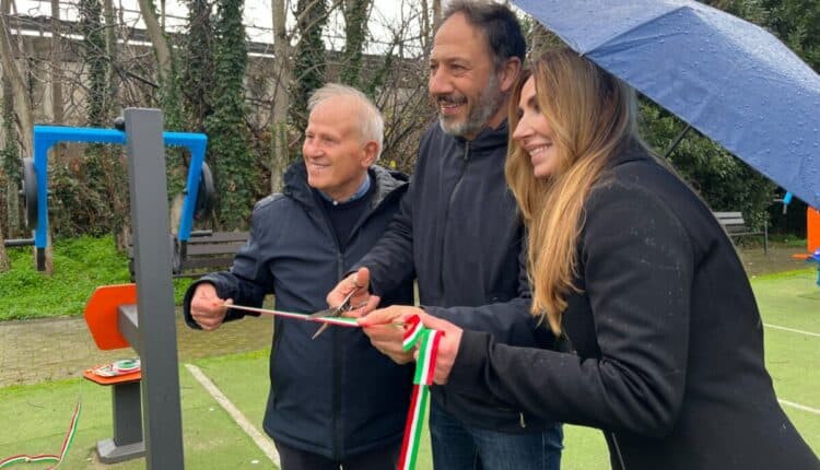 Bari: inaugurata la prima "popup sport zone" della città nel giardino Princigalli
