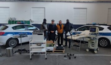 Sassari, donato un ambulatorio ginecologico a un paese senegalese grazie a Polizia locale e La Nuova Sardegna