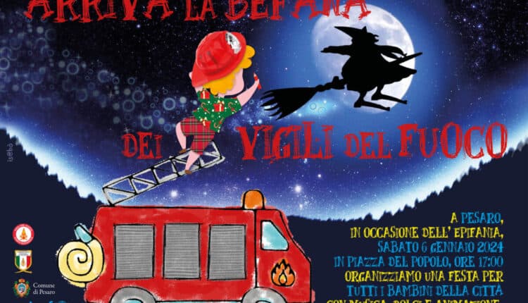 A "Pesaro nel Cuore" vola la Befana: appuntamento in piazza del Popolo per la discesa dal Municipio della vecchina più amata d'Italia