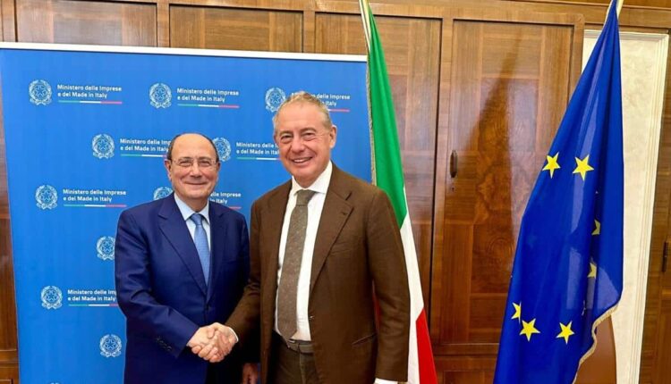 Schifani e Urso al Mimit_20240110