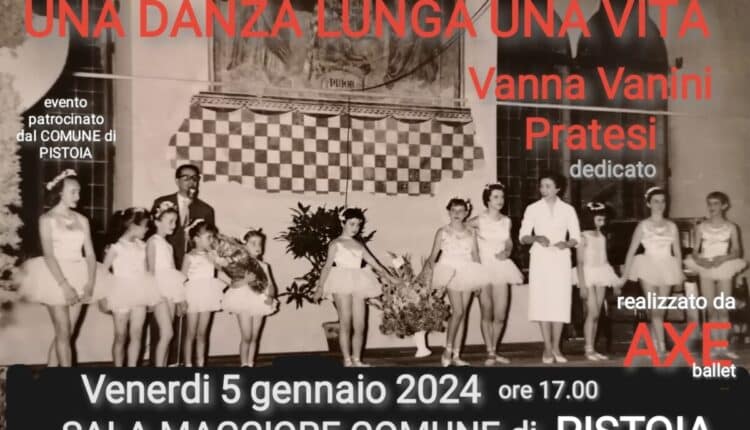Pistoia, nella sala Maggiore un omaggio a Vanna Vanini Pratesi, la prima ad aprire una scuola di danza nel 1957