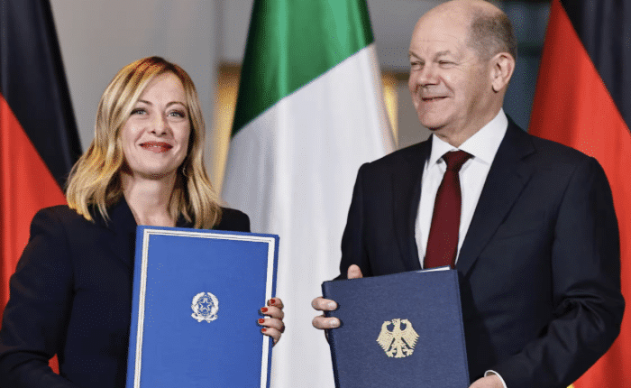 Meloni sente Scholz: Roma e Berlino impegnate su aiuti militari e finanziari a Kiev.