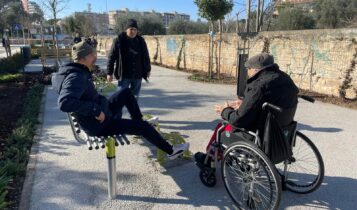 Bari, inaugurata la nuova area verde in via delle Murge e l'intervento di greening con una piccola area ludica a Parco Gentile