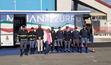 Terracina, incontro della Polizia di Stato con gli studenti dell'Istituto "Leonardo Da Vinci". Si è tenuta la Giornata sulla sicurezza stradale per sensibilizzare le nuove generazioni