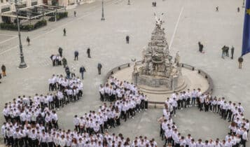 Trieste, inaugurate in piazza Unità le celebrazioni per i 270 anni dell'Istituto Nautico, alla presenza il sindaco Roberto Dipiazza