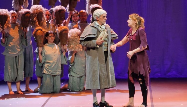 IL CALAMARO GIGANTE con Angela Finocchiaro e Bruno Stori al Teatro Manzoni di Milano