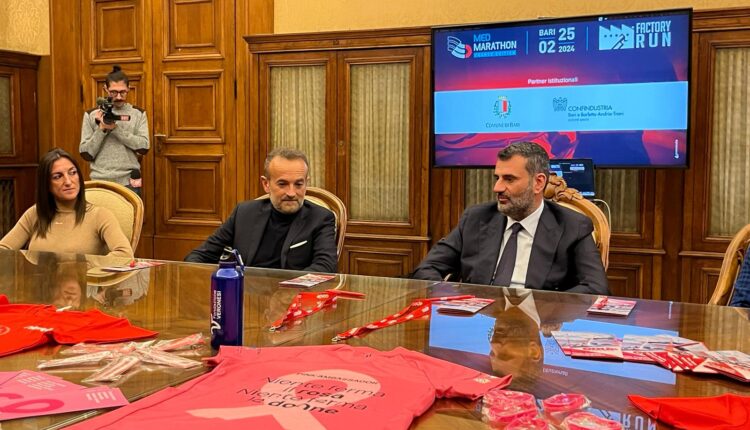 Bari: presentata a Palazzo di Città la terza edizione di "Bari Med Marathon".