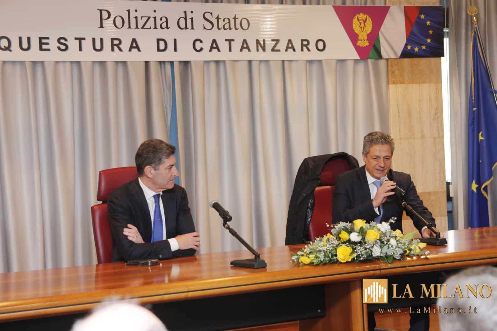 Catanzaro: il Capo della Polizia Pisani ricorda il sovrintendente Capo Scarfone.